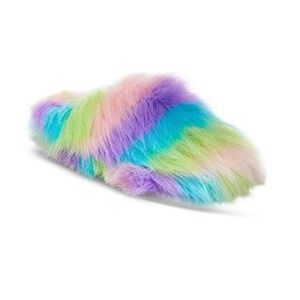 *SALE* Betsey Johnson Splash Fuzzy Slippers